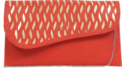 

Igypsy Women Evening/Party Red Leatherette Shoulder Bag