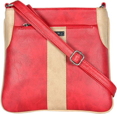 

Esbeda Women Casual Red Leatherette Sling Bag