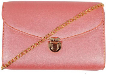 

Borse Women Evening/Party Pink PU Sling Bag
