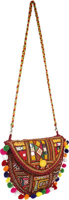 

Niremo Women Casual Multicolor Cotton Sling Bag