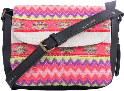 

The Maker Men & Women White Canvas Sling Bag