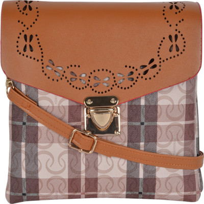 

Kleio Women Casual Multicolor Leatherette Sling Bag