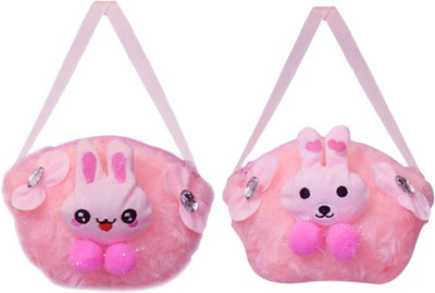 AARIP Girls Casual Pink Velvet Sling Bag