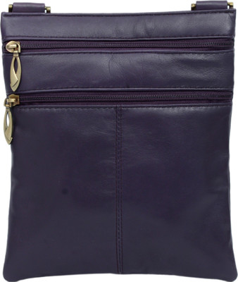 

Rambler Girls Casual Purple Genuine Leather Sling Bag