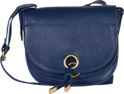 

Chemistry Women Casual Blue PU Sling Bag