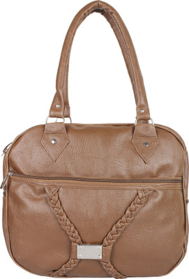 

Ayeshu Women Casual Brown PU Satchel