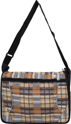 

Heels & Handles Women Casual Brown Nylon Sling Bag