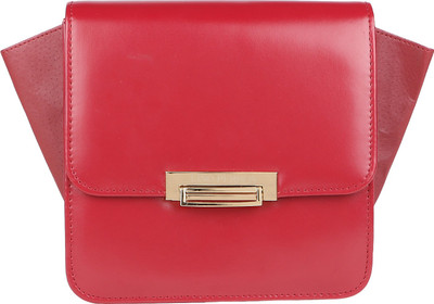 

Lino Perros Women Casual Red Leatherette Sling Bag