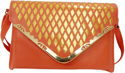 

Estoss Women Casual Gold PU Sling Bag
