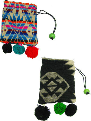 

Collana Girls Casual Multicolor Cotton Sling Bag