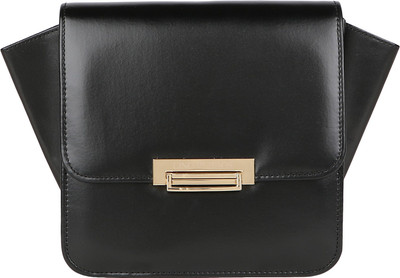 

Lino Perros Women Casual Black Leatherette Sling Bag
