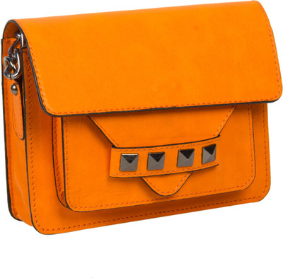 

Adaira Girls Casual Orange PU Sling Bag