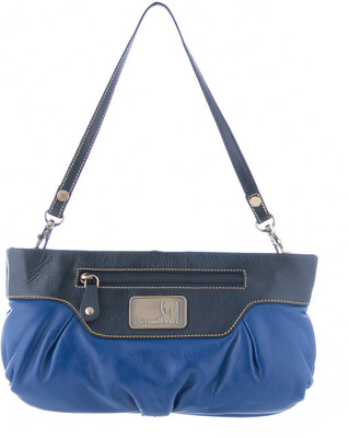 

Second Skin Women Casual Blue Genuine Leather Sling Bag