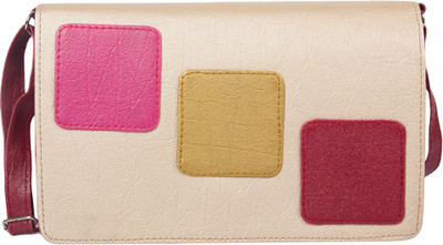

Polki Women Casual Beige, Multicolor Leatherette Sling Bag