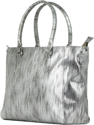 

AFRE Women Casual Silver PU Shoulder Bag