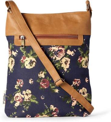 

People Women Casual Blue PU Sling Bag