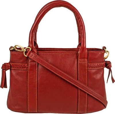 

Hidesign Women Formal Red Genuine Leather Sling Bag