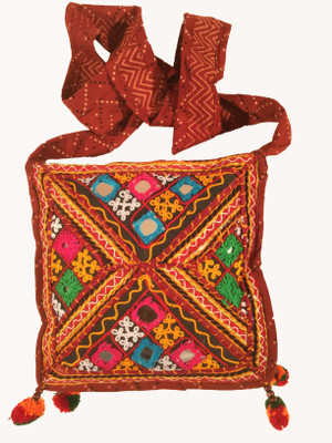 

Minky's Decor Women Casual Multicolor Cotton Sling Bag