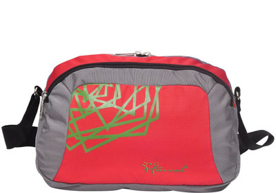 

Hawai Men & Women Casual Red, Grey Polyester Sling Bag, Grey;red