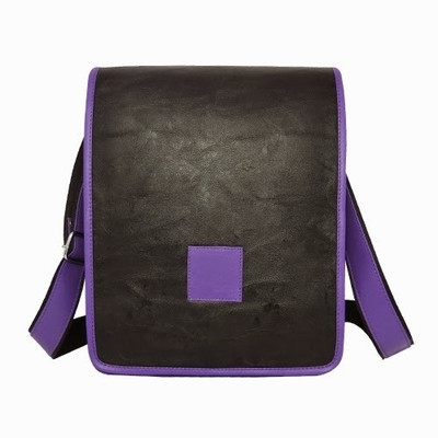 9% OFF on Chimera Leather Men & Women Casual, Formal Black Leatherette Sling Bag