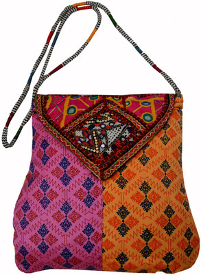 

Tabu Women Multicolor Cotton Sling Bag