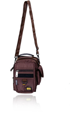 

Yark Girls Casual Brown Polyester Sling Bag