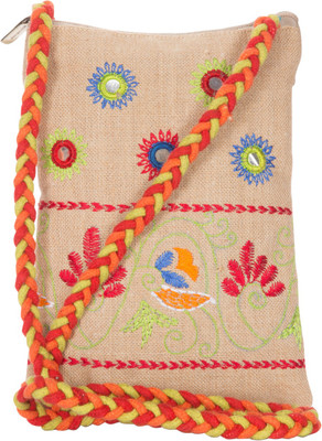 

Jute Cottage Women Formal Beige Jute Sling Bag