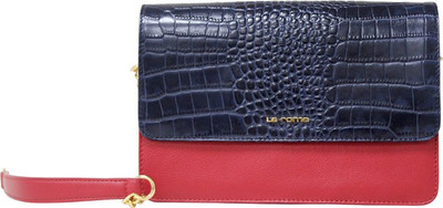 

La Roma Women Casual Red Genuine Leather Sling Bag