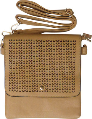 

Bhamini Women Brown PU Sling Bag