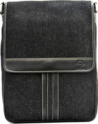 Vbee's Girls Casual Black Denim Messenger Bag