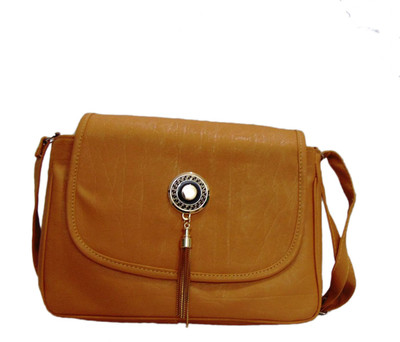 

Estoss Women Casual Beige PU Sling Bag