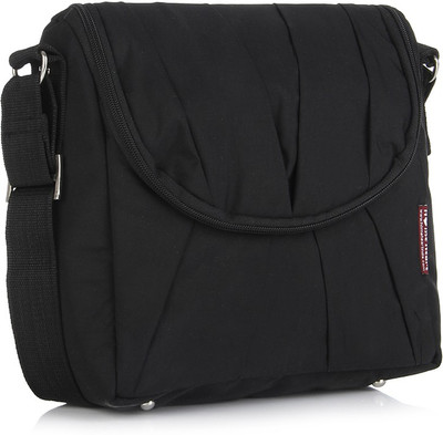 

Home Heart Women Casual Black PU Sling Bag