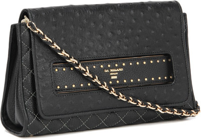

Da Milano Women Evening/Party Black Sling Bag