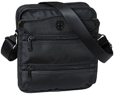 

Ellehammer Men Casual Black Polyester Sling Bag