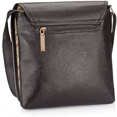 

Lino Perros Women Casual Brown PU Sling Bag