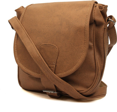 

Pochette Women Casual Beige PU Sling Bag