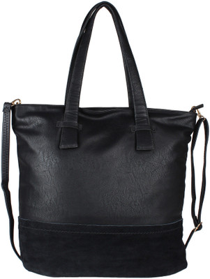 

Pink Rose Women Casual Black PU Sling Bag