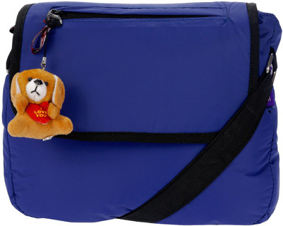 

JG Shoppe Women Casual Blue Polyester Sling Bag