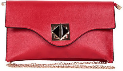 

Trendberry Women Red PU Sling Bag