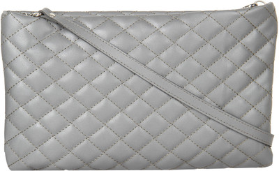

Anekaant Women Casual Grey PU Sling Bag