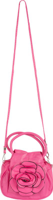 

Starz Women Casual Pink PU Sling Bag