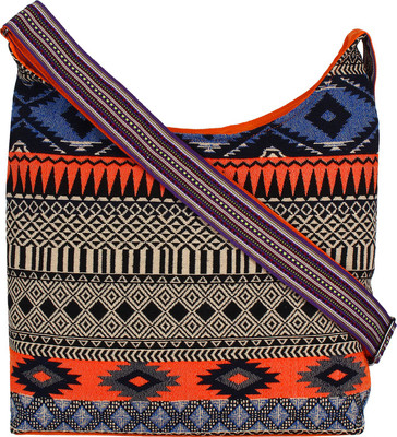 

Anekaant Women Casual Multicolor Canvas Sling Bag