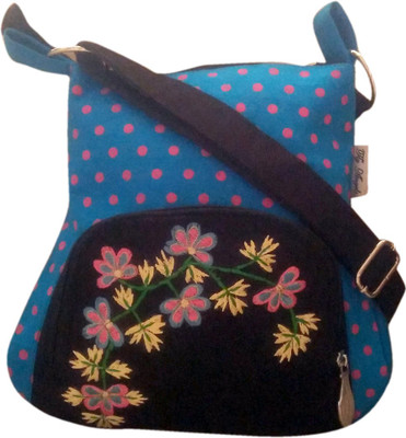 

Fly Angels Girls Casual Multicolor Canvas Sling Bag