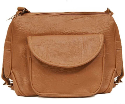 

Giant Roots Women Casual Beige PU Sling Bag