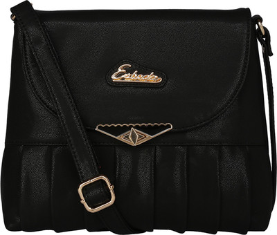 

Esbeda Women Casual Black PU Sling Bag
