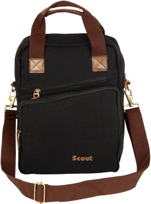 

Scout Men & Women Casual Black Canvas Sling Bag