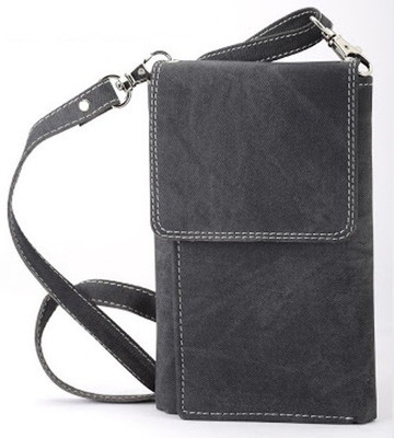 

TruGood Boys & Girls Casual Grey Canvas, Leatherette Sling Bag