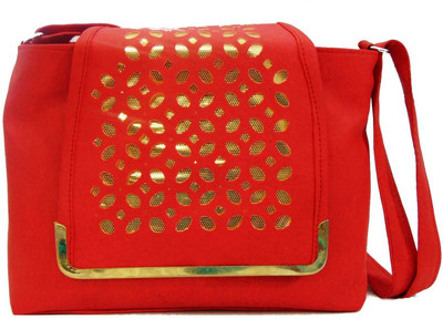 

Estoss Women Casual Red PU Sling Bag