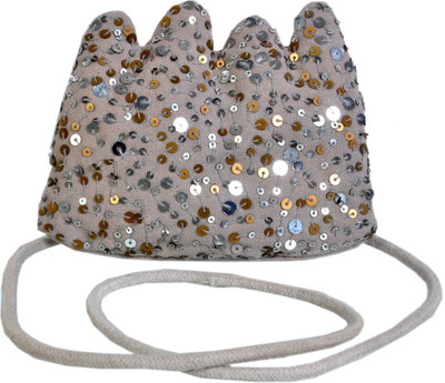 

Diwaah Women Evening/Party Grey Cotton Sling Bag