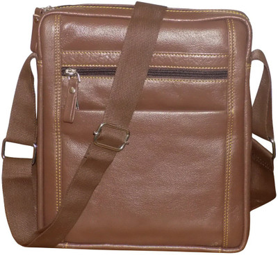 

Kan Pure Leather Travel Document Holder for Unisex(Brown)